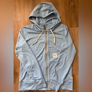 Vuori Halo Performance Hoodie 2.0 Full Zip Spring Heather Sz XS VW268 NWOT